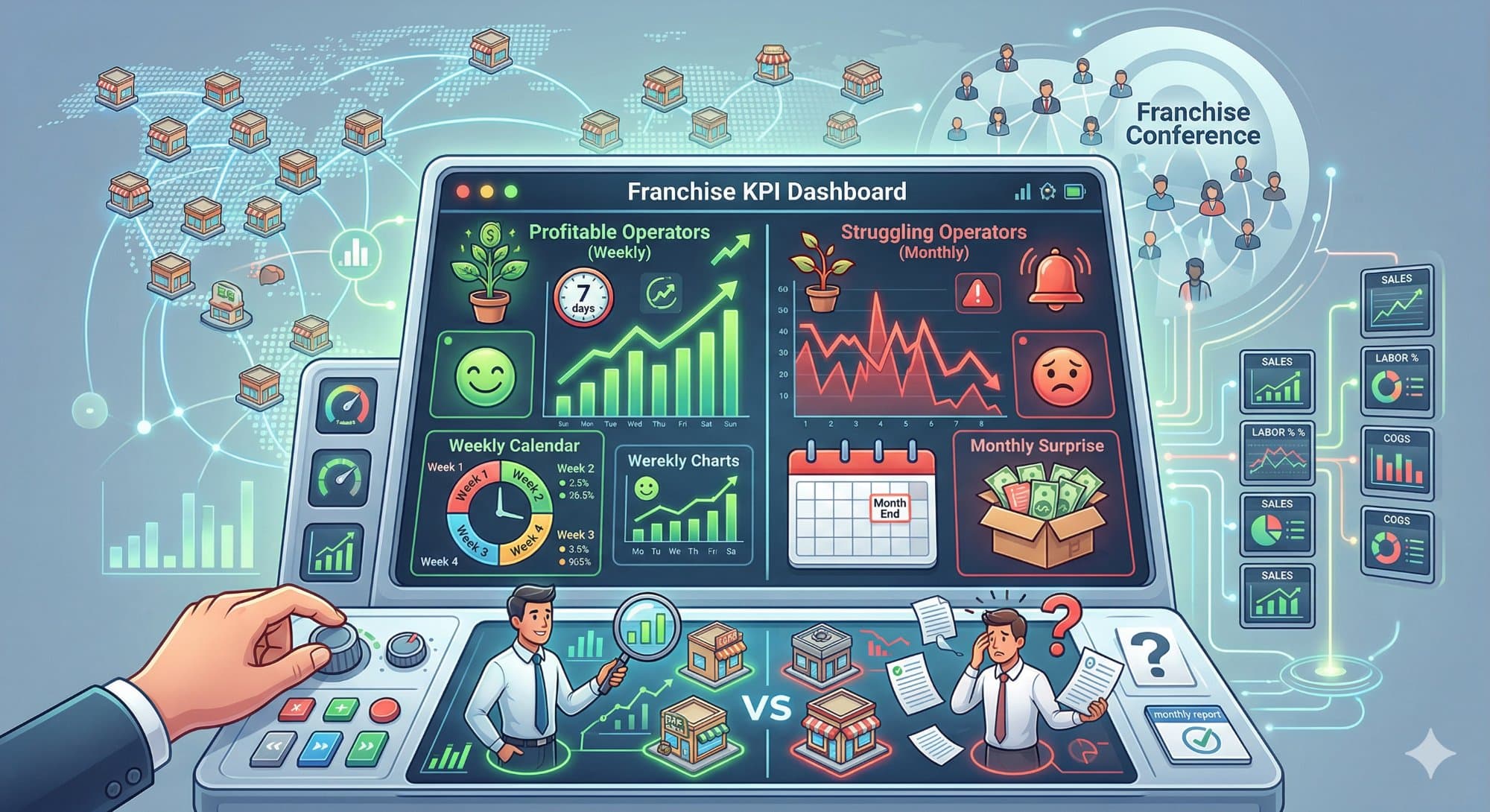 The Franchise KPI Dashboard: The Weekly Numbers That Separate Profitable Operators From Struggling Ones