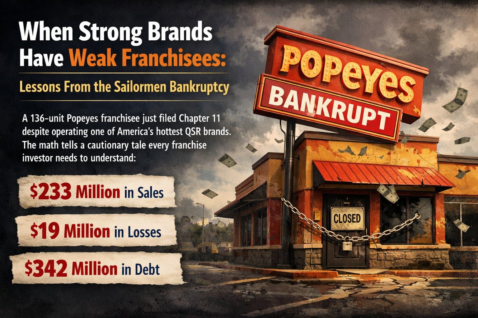 When Strong Brands Have Weak Franchisees: Lessons From the Sailormen Bankruptcy